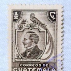 Sellos: SELLO POSTAL ANTIGUO GUATEMALA 1946 1/2 C JOSE BATRES MONTUFAR - CONMEMORATIVO