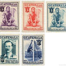 Sellos: 26897 MNH GUATEMALA 1955 50 ANIVERSARIO DEL FUTBOL NACIONAL