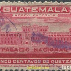 Sellos: 655771 USED GUATEMALA 1945 SELLO SOBRECARGADO: PALACIO NACIONAL