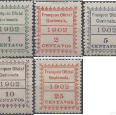 Sellos: 655859 HINGED GUATEMALA 1902 DENTADOS