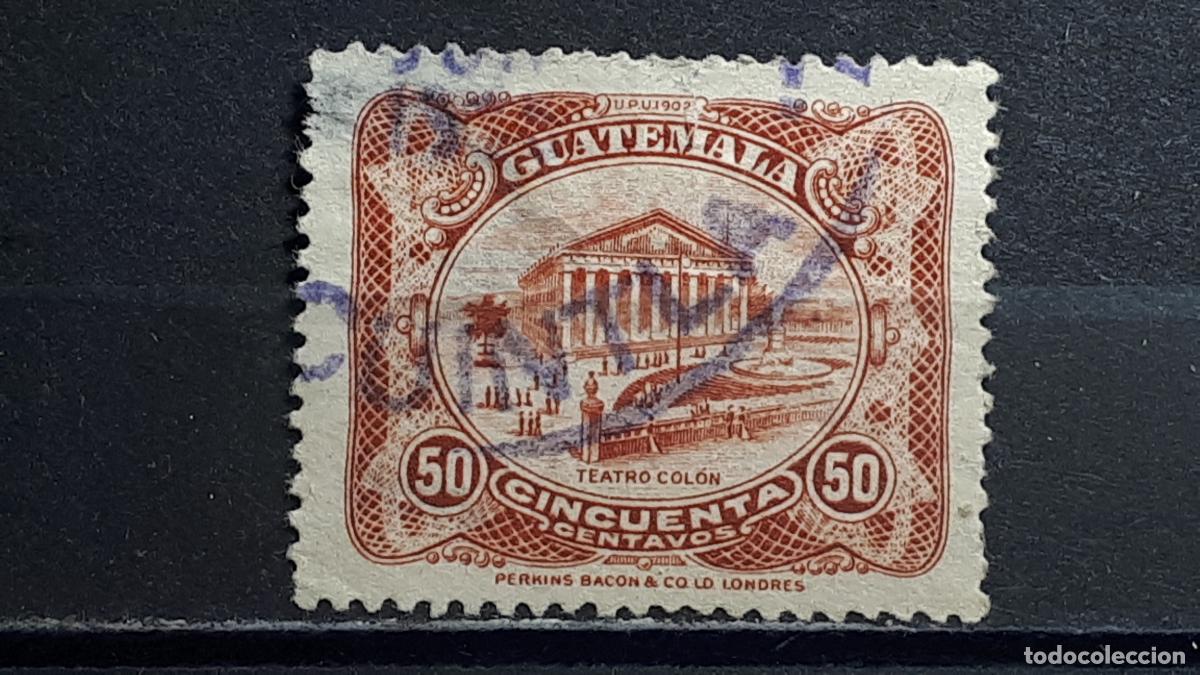 Sellos: GUATEMALA. A&Ntilde;O 1902. &deg;. YVERT 126 - Foto 1