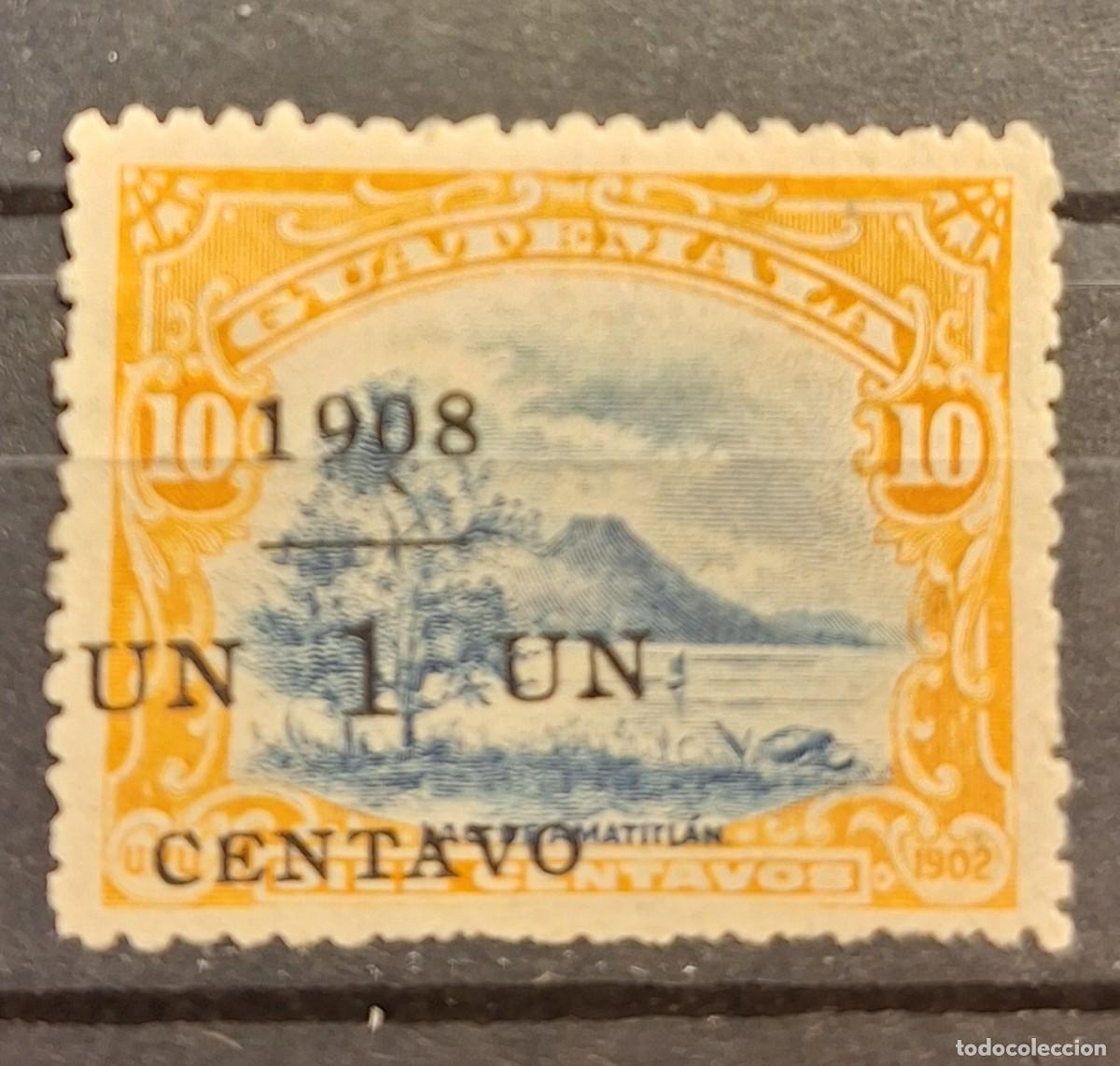 Sellos: GUATEMALA, 1908, CAT.YT.138. - Foto 1