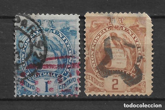 Sellos: guatemala 1886 scott 31/32 usado 5&euro; - 11/19