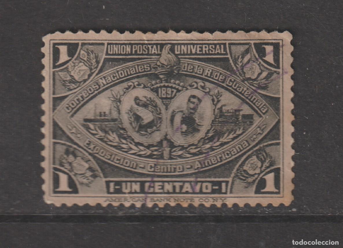 Sellos: Guatemala 1897 - Yvert 62 usado