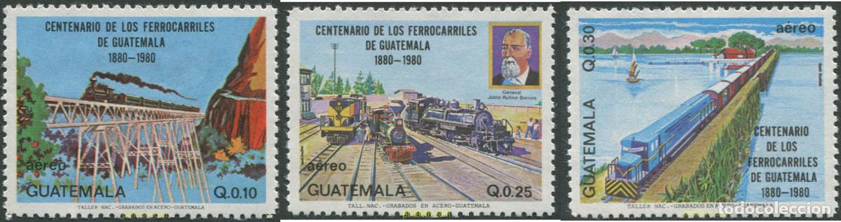 Sellos: 58384 MNH GUATEMALA 1983 CENTENARIO DEL FERROCARRIL EN GUATEMALA