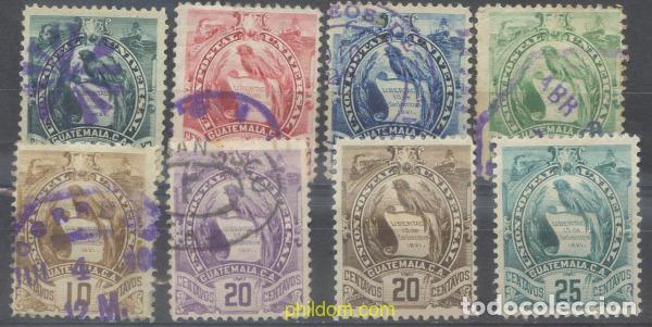 Sellos: 655522 USED GUATEMALA 1900 EMBLEMA NACIONAL