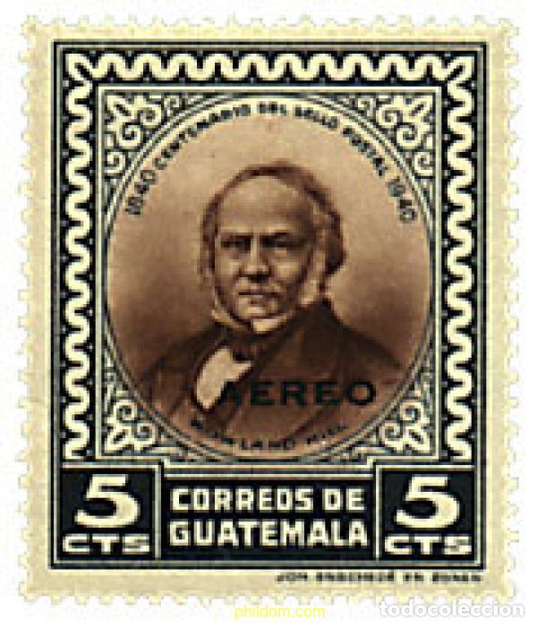 Sellos: 678888 HINGED GUATEMALA 1946 CENTENARIO DE LA CREACION DEL SELLO