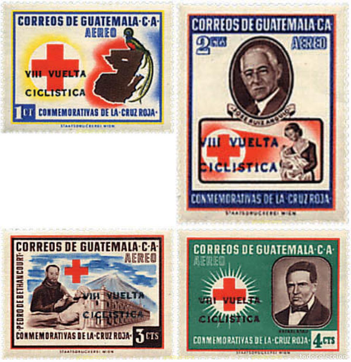 Selos: 26899 MNH GUATEMALA 1964 8 VUELTA CICLISTA A GUATEMALA