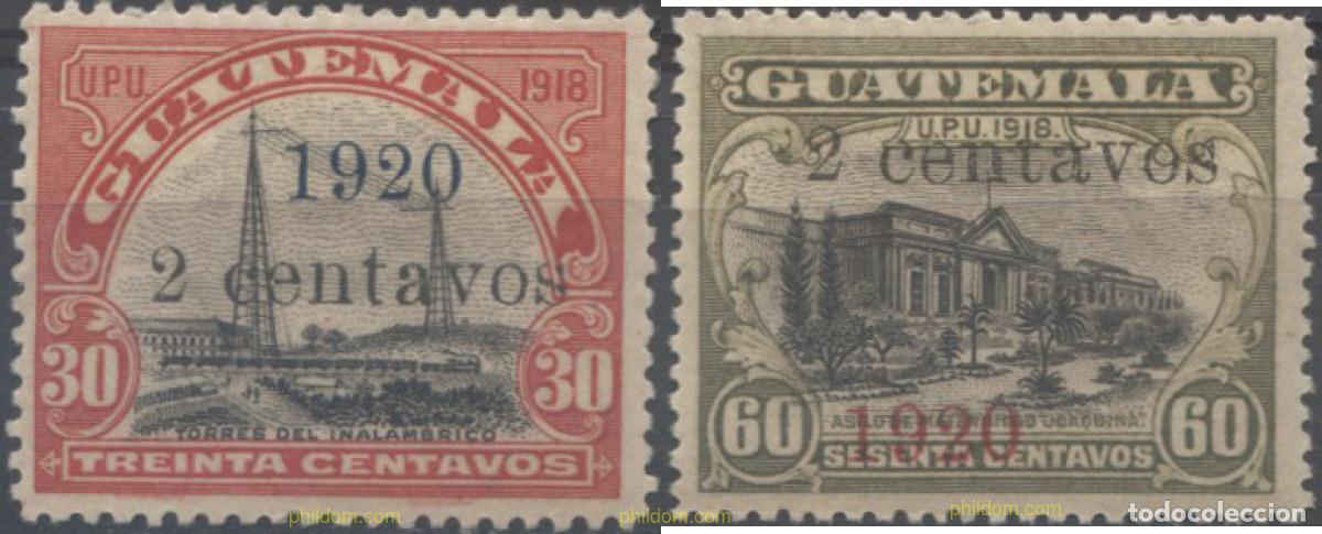 Sellos: 655603 HINGED GUATEMALA 1920 SERIE BASICA
