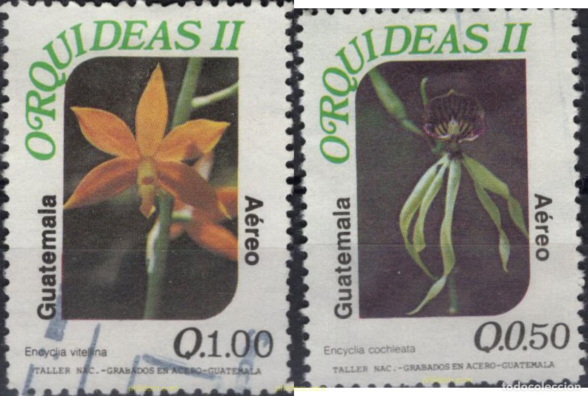 Sellos: 688637 USED GUATEMALA 1994 ORQUIDEAS