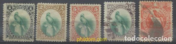 Sellos: 655442 USED GUATEMALA 1881 PAJARO QUETZAL