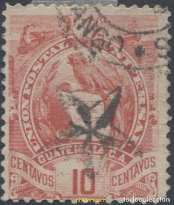 Sellos: 655808 USED GUATEMALA 1886 EMBLEMA NACIONAL