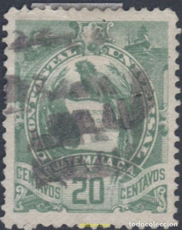 Sellos: 655809 MNH GUATEMALA 1886 EMBLEMA NACIONAL