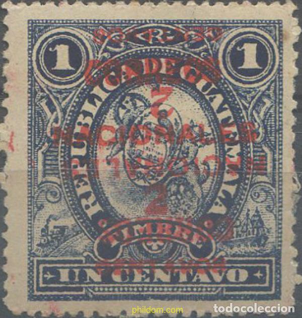 Sellos: 655519 HINGED GUATEMALA 1898 EMBLEMA NACIONAL