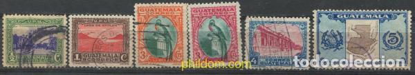 Sellos: 655646 USED GUATEMALA 1935 SIMBOLOS NACIONALES