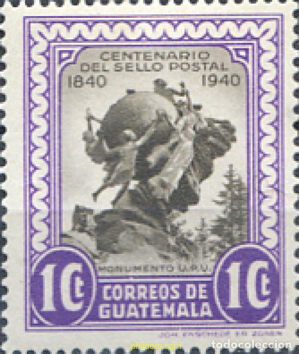 Sellos: 791783 MNH GUATEMALA 1946 CENTENARIO DE LA CREACION DEL SELLO