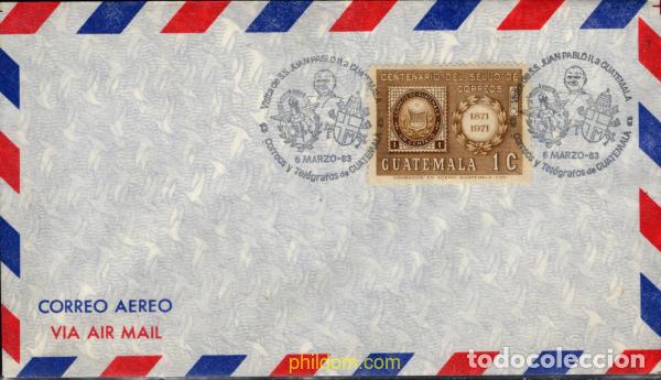 Sellos: 774199 MNH GUATEMALA 1983 VISITA DEL PAPA JUAN PABLO II A GUATEMALA