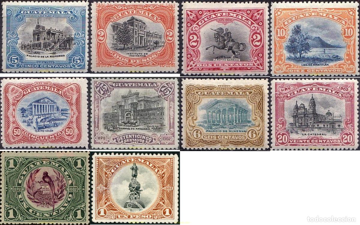 Sellos: 179550 MNH GUATEMALA 1902 SIMBOLOS NACIONALES