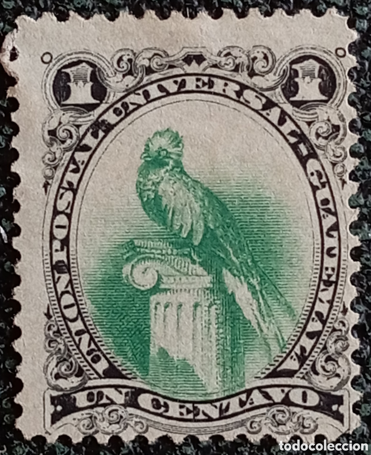Sellos: Sello Guatemala Quetzal Uni&oacute;n Postal Universal (Scott 21), 1881 MH