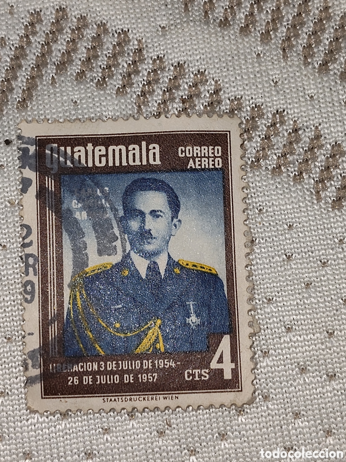 Sellos: Sello de Guatemala Presidente Carlos Castillo Armas 1959