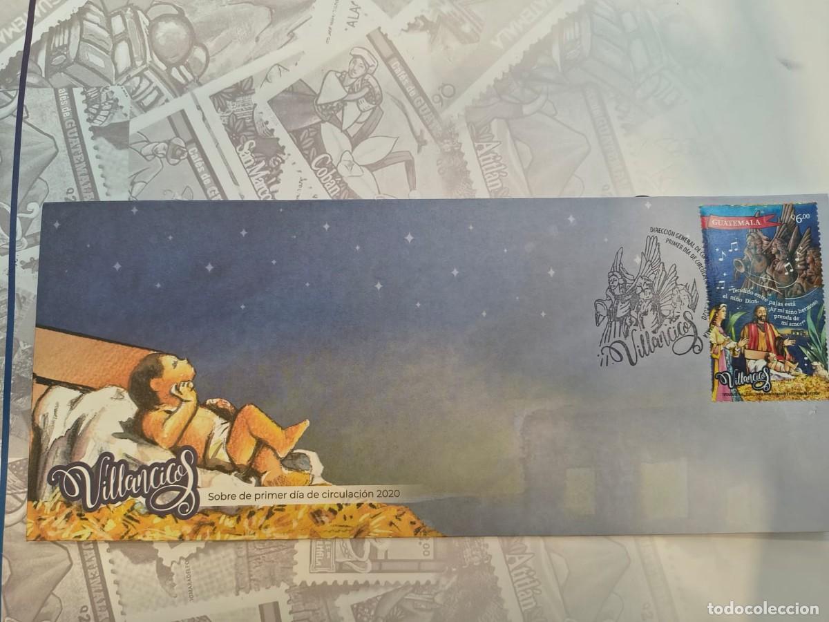 Sellos: O) 2020 GUATEMALA, CHRISTMAS, THE BIRTH OF JESUS, MARY AND JOSEPH, FDC XF