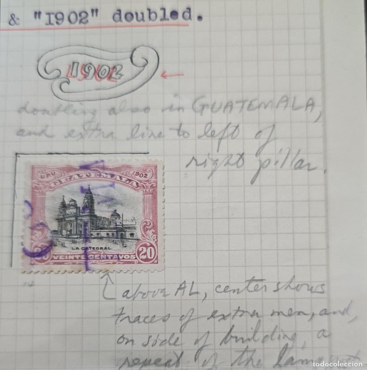 Sellos: O) 1902 GUATEMALA, CATHEDRAL IN GUATEMALA, SCT 119, 20c rose lilac, EXCELLENT CONDITION