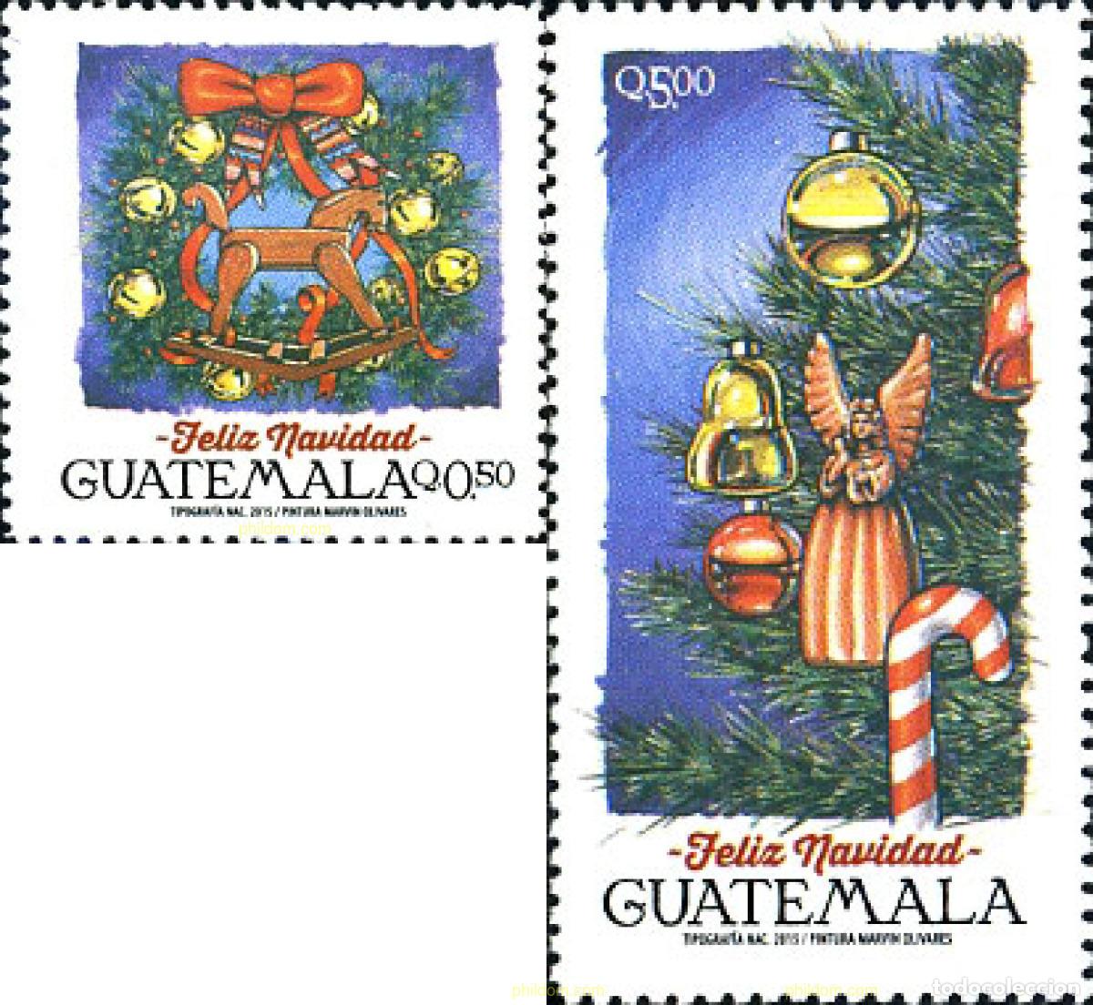 Sellos: 357273 MNH GUATEMALA 2015 NAVIDAD