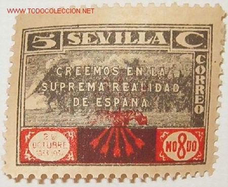Sellos: Vi&ntilde;eta Sevilla 5 cts. - Foto 1