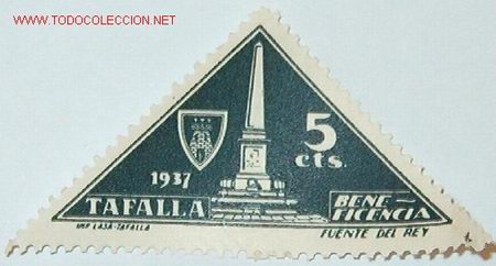 Sellos: Vi&ntilde;eta Tafalla, 5 cts. - Foto 1