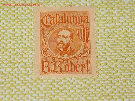 Sellos: Vi&ntilde;eta Catalunya, B.Robert - Foto 1