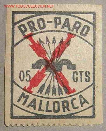 Sellos: Vi&ntilde;eta Pro-Paro Mallorca - Foto 1