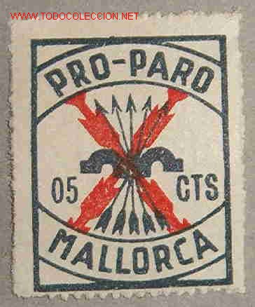Sellos: Vi&ntilde;eta Pro-Paro Mallorca - Foto 1