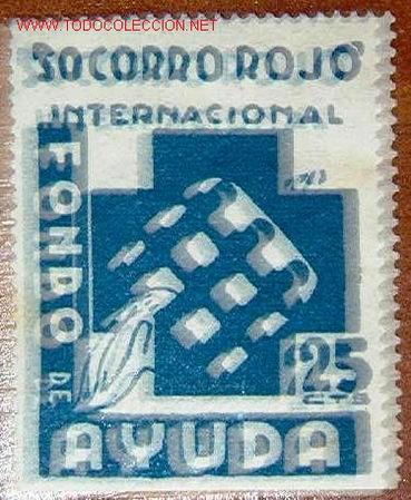 Sellos: Socorro Rojo Internacional 25 ctms - Foto 1