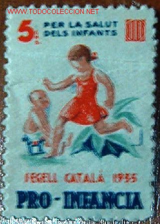 Sellos: Per la salut dels infants, 5 ctms - Foto 1