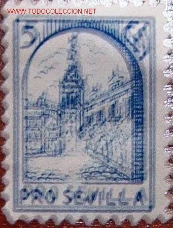 Sellos: Pro-Sevilla, 5 ctms - Foto 1