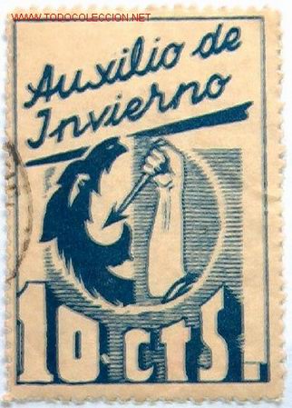 Sellos: Auxilio de invierno, 10 ctms - Foto 1