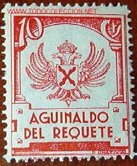 Sellos: Aguinaldo del requet&eacute;, 10 ctms - Foto 1