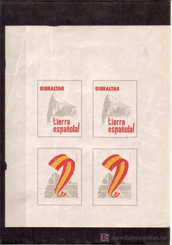 Sellos: GIBRALTAR. TIERRA ESPA&Ntilde;OLA - Foto 1