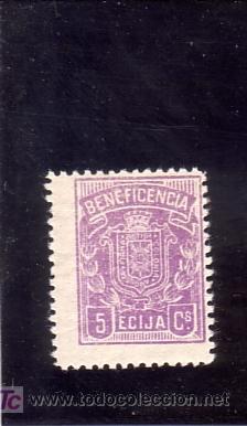 Sellos: ECIJA. BENEFICENCIA - Foto 1