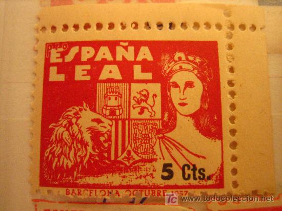 Sellos: Sello Espa&ntilde;a Leal, 5 cts - Foto 1