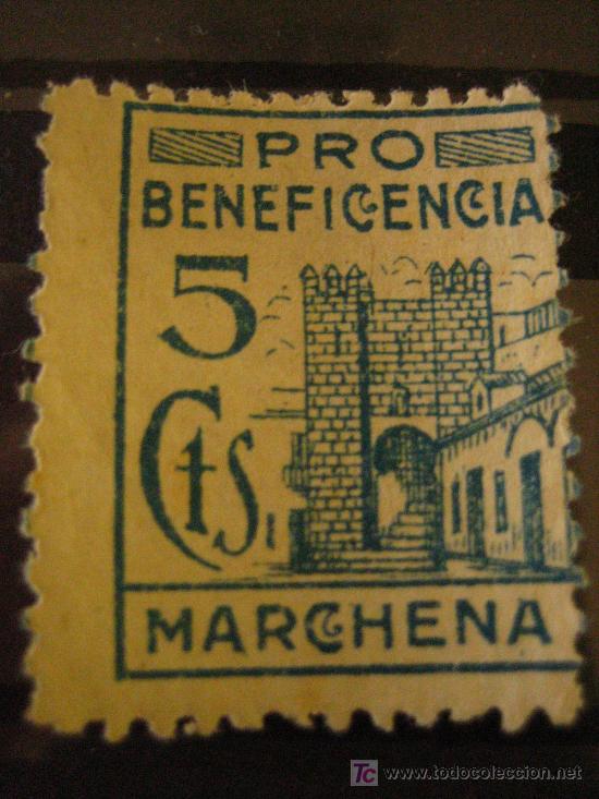 Sellos: Pro beneficencia Marchena 5 cts - Foto 1