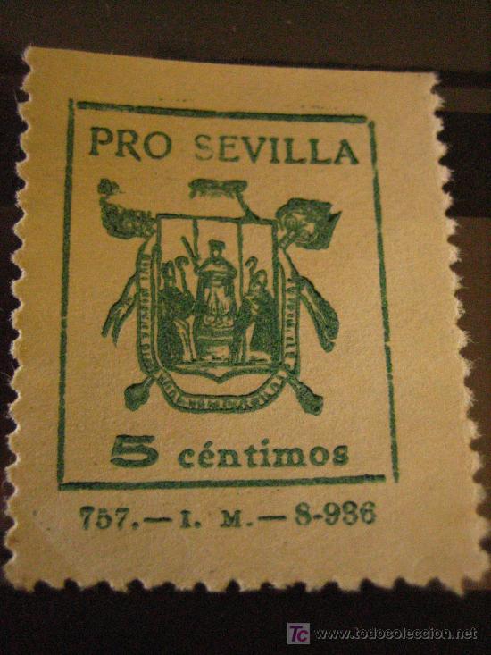 Sellos: Pro Sevilla 5 cts - Foto 1