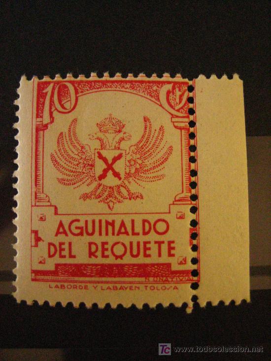 Sellos: Aguinaldo del requet&eacute; 10 cts - Foto 1