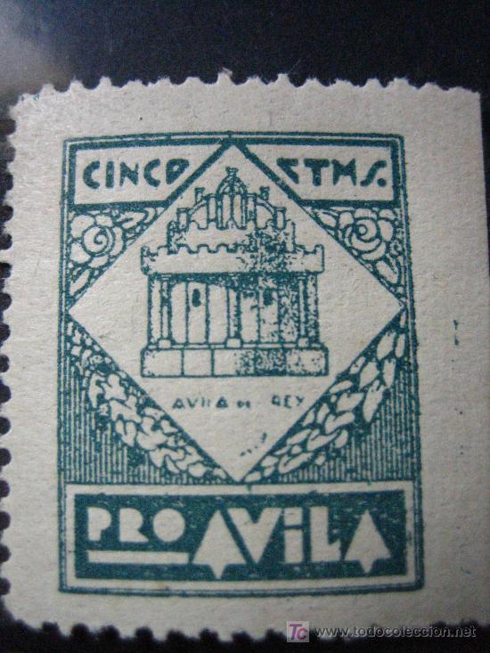 Sellos: Pro &Aacute;vila 5 cts - Foto 1