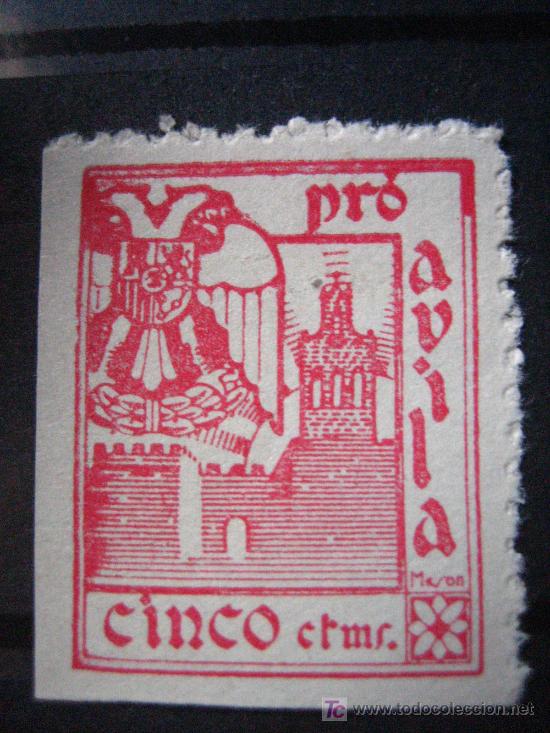 Sellos: Pro &Aacute;vila 5 cts - Foto 1