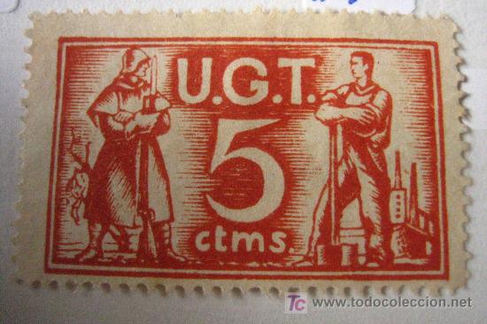 Sellos: UGT 5 cts - Foto 1