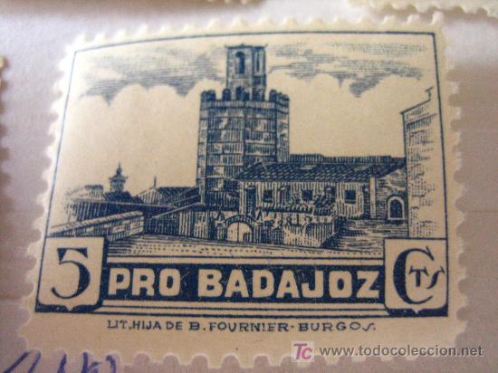 Sellos: Sello Pro Badajoz, 5 cts - Foto 1