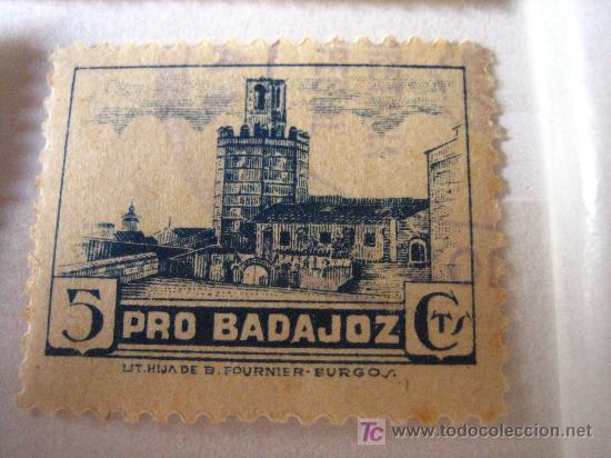 Sellos: Sello Pro Badajoz, 5 cts - Foto 1