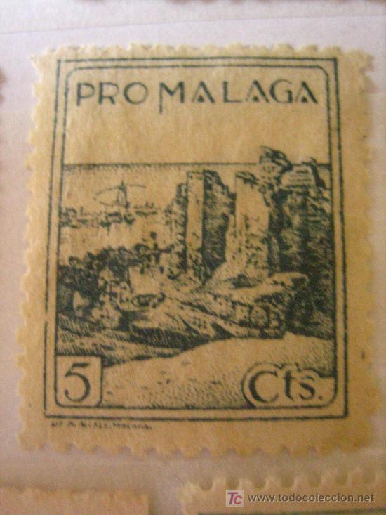 Sellos: Sello Pro M&aacute;laga, 5 cts - Foto 1