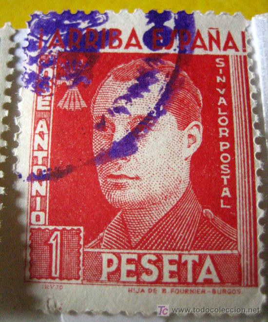 Sellos: Sello Jose Antonio, 1 pta - Foto 1